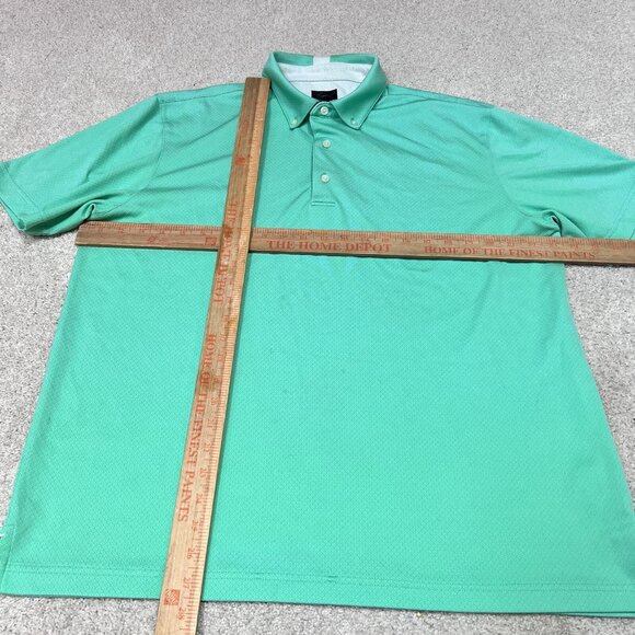 Greg Norman Polo Men’s Green Short Sleeve Size Large - Picture 2 of 13